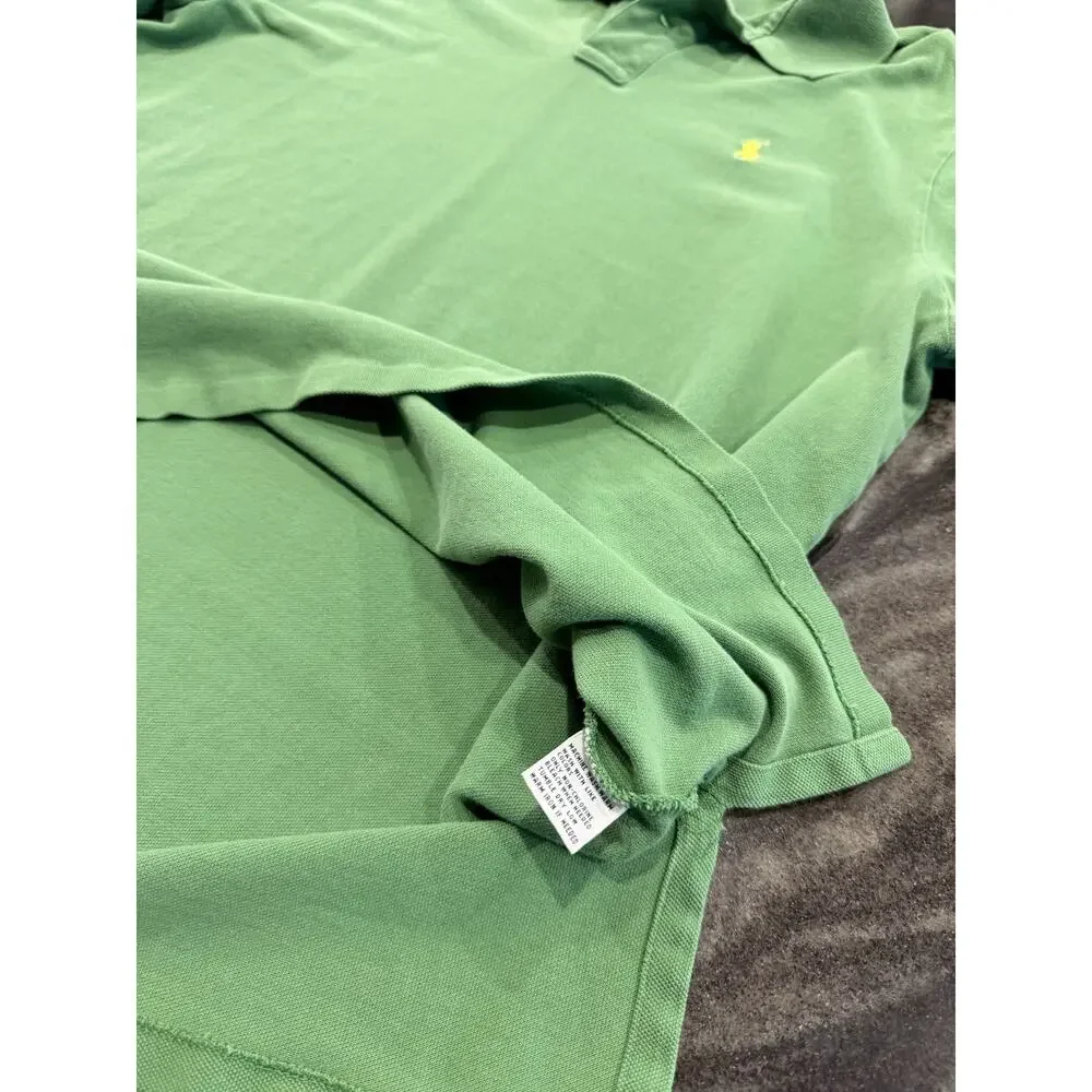 Vintage Polo Ralph Lauren Mens XXL Custom Fit Pony Pique Preppy Golf Shirt